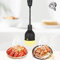 Aocay Wärmelampe Gastronomie für Speisen, Wärmelampe Küche Gastro, Höhenverstellbar Speisenwärmer Wärmelampe Küche, Kommerzielle Warmhaltelampe Essen (Schwarz-19cm, 1Stück)