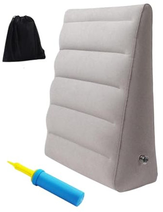 KESOTO Aufblasbares Keilkissen für Beinstütze, Ideal für Büro Und Camping, mit Aufbewahrungstasche