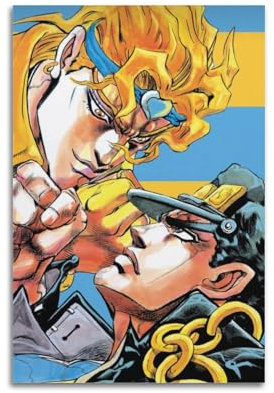 LIHAIXUAN Jojo Bizzare Adventure 3 Poster auf Leinwand, ästhetische Bilder, Kunstdrucke für Wanddekoration, 30 x 45 cm, ungerahmter Stil