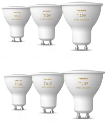 Philips Hue 6 x Ampoule GU10 White Ambiance