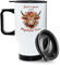 Just a Gran Who Loves Highland Cows – A Perfect Mother’s Day Tribute, Insulated 14oz Travel Mug, Tea, Coffee Mug. (White)