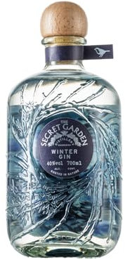 Secret Garden Distillery Winter Gin, Premium Spirit for Christmas and Beyond, 40% ABV, All-Natural Botanicals, Perfect for Winter Cocktails, 70cl, Eco-Friendly Packaging, Crafted for Gin Enthusiasts