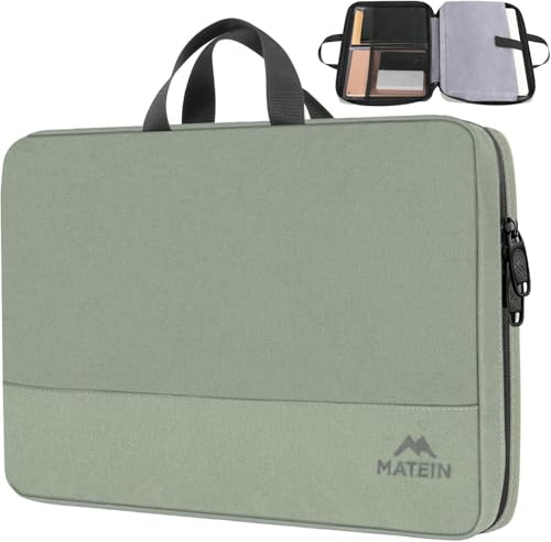 MATEIN Laptoptasche 15 Zoll, Laptoptasche 16 Zoll, Laptop Hülle, Laptop Bag