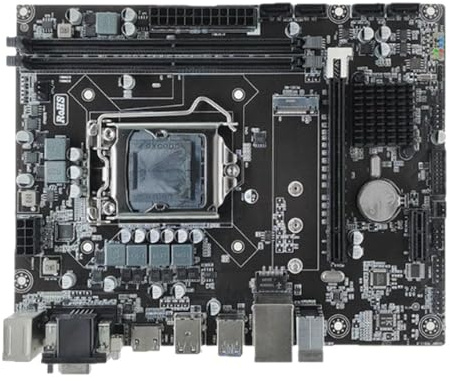Jnchdghwa H310 LGA 1151 Mainboard Unterstützt Dual-Channel-DDR4 der 8. und 9. Generation für LGA1151 Micro-ATX DDR4 Mainboards