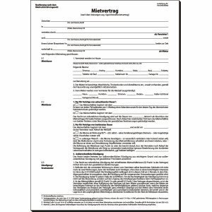 Mietvertrag 6-Seitig Mv466 25St