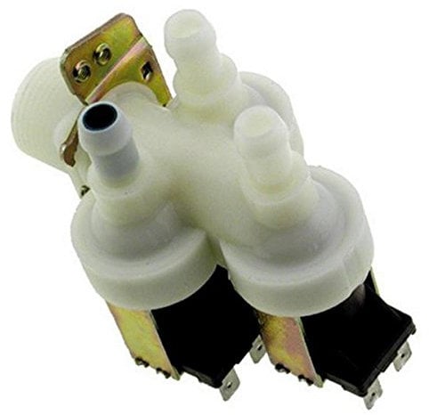 DREHFLEX® - Magnetventil für Waschmaschine Miele - Teile-Nr. 1678013 - für die Modellreihe W700 - W799 - Geräte ohne WPS (elektrisches Wasserstop-System) - ersetzt 4252700 2902362 2902361 1881621