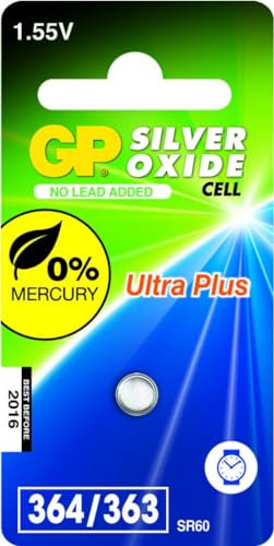 GP Batteries 040UP364C1 Uhren Batterie (SR621SW) schwarz