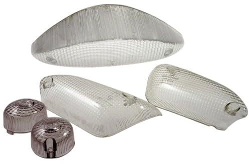 STR8 Gläsersatz, Rücklicht, Blinker, weiss, e4, kompatibel mit Yamaha Aerox, MBK Nitro ab 99
