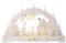 The Christmas Workshop 88200 Wooden Illuminated Candle Bridge / 7 Warm White Candles/Indoor Christmas Decoration/Battery Operated / 43cm x 28cm x 8cm