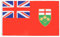 AZ FLAG - Flagge Ontario - 90x60 cm - Ontario Fahne 100% Polyester mit Messing-Ösen - 50g
