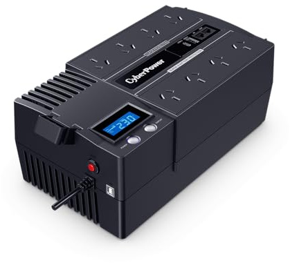 CyberPower BR1000ELCD A linea interattiva 1000VA 8AC outlet(s) Nero gruppo di continuità (UPS)