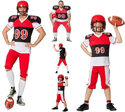 Wilbers NEU Herren-Kostüm American Football, Gr. 64