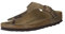 Birkenstock Classic Unisex Gizeh Leder Sandalen, Braun (Tabacco Brown), 45 EU