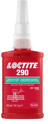 Loctite 142568 290 Threadlocker Adhesive Glue, High Strength Penetrating, 50ml