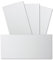 100 Stück DIN Lang Karton mit Leinenstruktur - Farbe: Weiss - 99 x 210 mm - 250 Gramm pro m² - Einzelkarte ohne Falz - Ideal zum Basteln, Scrapbooking, Grußkarte - GUSTAV NEUSER