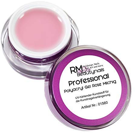 15ml Polyacryl UV Gel Pink Milky Acrylgel LED Aufbaugel Acryl Nagel Design