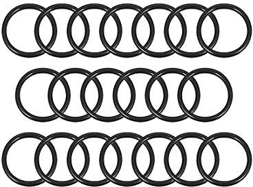 sourcing map 20 Stück O Ring Dichtung 5 mm x 7 mm x 1 mm Metrische Nitrilkautschuk Dichtungsringe Gummi für Sahnespender Poolpumpe Schnellkupplung Umfülladapter Wasserschlauch