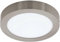 EGLO 33318 LED Aufbauleuchte Crosslink FUEVA-C nickel-matt H:4cm Ø:22.5cm dimmbar 2700-6500K mit Connect Funktion