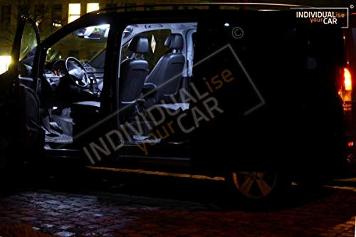 INDIVIDUALise your CAR Innenraumbeleuchtung SET für V Klasse Viano W639 (Cool-White) Kaltweiß