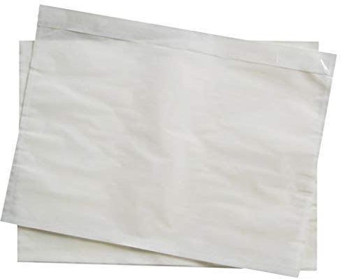 Netuno 500 transparente selbstklebende Lieferscheintaschen DIN C5 24 x 18,1 cm Dokumententaschen für Begleitpapiere Garantiekarten Lieferscheine Dokumente Rechnungen Rechnungstaschen Pakettaschen
