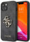 Guess GUHCP13M4GMGGR - Carcasa para iPhone 13 de 6,1, Color Gris 4G con Logo Grande de Metal