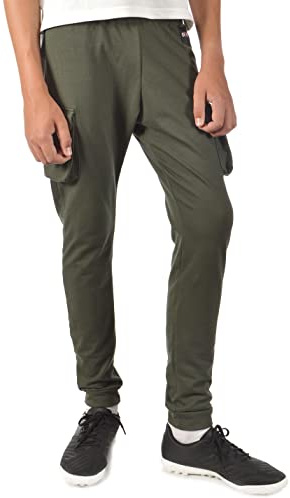 BEZLIT Kinder Jungen stylische Sport Trainings Freizeithose Olivegrün 164