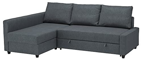 Ikea FRIHETEN Ecksofa mit Stauraum Hyllie dunkelgrau