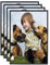 VIIBASE A3 Zertifikat Bilderrahmen,Schwarzer Holz Fotorahmen,Posterrahmen mit Plexiglas für Wandmontage Display,29.7x42 cm, 4er Set