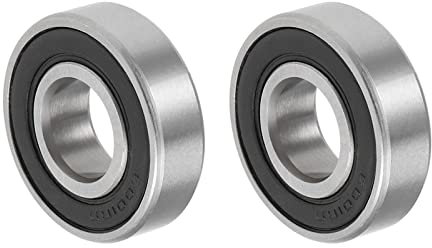 QUARKZMAN 6001-2RS 12x28x8mm Kugellager x 2Stk. Kohlenstoffstahl für Maschinen und Werkzeuge Doppelt versiegelt