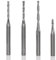 4Pcs Carving Router Bit Set,1/4 Shank,Solid Carbide CNC Engrave End Mills,Spiral/Tapered Round Nose Milling Cutter,for Wood Engraving,Sign Making&Lettering