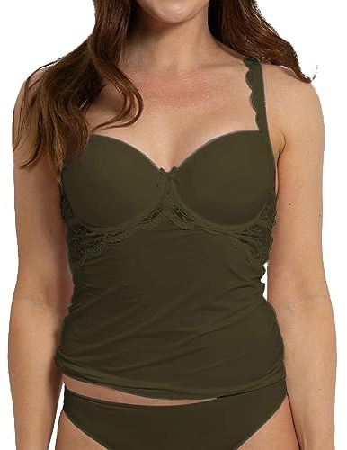 Nina von C. - Silver Edition - BH-Hemd mit Spacer Cup (75D Moos)
