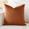 Artscope Samt Kissenbezug Kissenhülle Dekorative Dekokissen Sofakissen Lendenkissen Wurfkissenbezug Sofa Schlafzimmer 50x50cm Orange