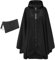 Jewlri Damen Wasserdicht Regenponcho Stilvoll Wiederverwendbar Rain Poncho Hiking Cycling Outdoor Mehrzweck Regenjacke mit Kapuze