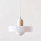 Nordische moderne Makronen Pendelleuchte mit Glas Lampenschirm Kücheninsel Hängelampe Wohnzimmer Schlafzimmer Art Deco Pendelleuchten Kronleuchter (White 5)