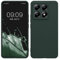 kwmobile Handyhülle kompatibel mit Xiaomi 14T Hülle - Handy Case aus weichem Silikon in Moosgrün