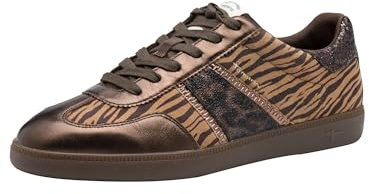 Tamaris Women's Damen Sneaker Low 1-23624-43, Mocca Comb, 4 UK