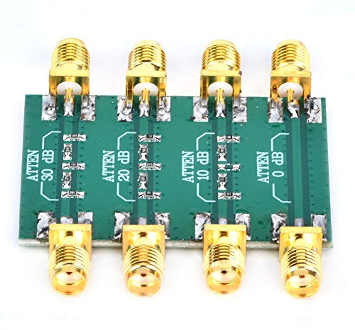 KIMISS Dc 4.0Ghz Fixed Attenuator, DC4.0GHz SMA Double Female Set Radio Frequency Attenuators 50Ω