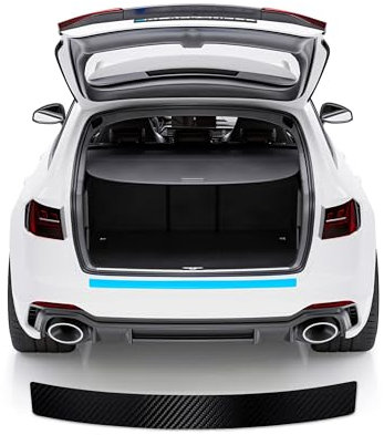 YIFANFENGSHUN Umbral de La Puerta del Maletero del Coche para Seat Toledo (KG, AB Bj.2012), Fibra Carbon Antirrayas Tira Protectora de Umbral de Puerta de Maletero