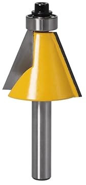 1/3 Stück 8 mm Schaft Fasenfräser 15 22,5 30 Grad Fräser for Holzmaschine(15Degree)