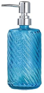 Distributeur Savon Liquide Accueil/Hôtel/Salle de bain Bouteille de lotion en verre à pousser 500 ml Porte-savon Transparent Cylindrique Bleu / Transparent / Gris / Orange / Rose Distributeur Liquide