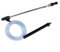 Oniissy Kit per sabbiatrice ad alta pressione con ugello per sabbiatura, per Karcher serie K2-K6, con ugello adattatore in ottone, tubo di aspirazione da 3 m (kit)