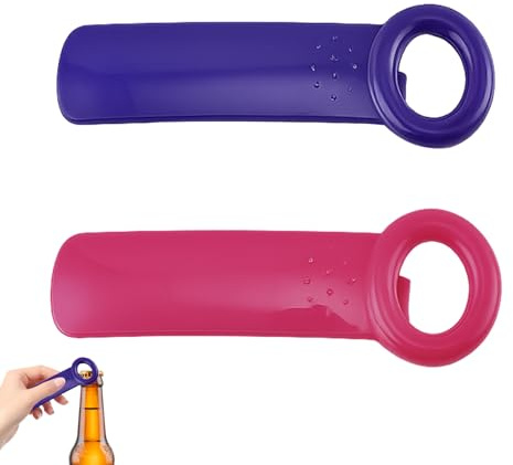2Pcs Jar Openers for Arthritis Hands, Ergonomic Jar Opener for Weak Hands, Easy Can Opener Tool with Comfortable Grip for Seniors, Children and Women, Durable Resin Non-Slip Can Openers for All Lids