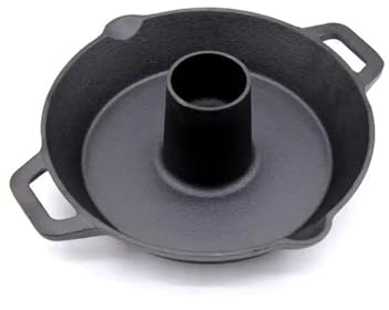 ZAYIUKI Wrought Iron Vertical Roaster Stand For Beer Can Chickens Turkey Poultry With Kettle Grill Oven Smokers Compatibility