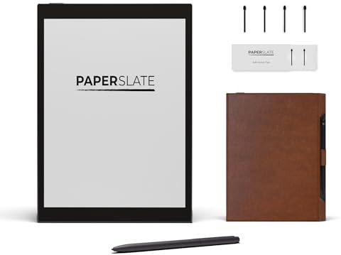 Paperslate Pro - Confezione da 4 miniere con blocco note digitali impermeabile e retroilluminazione, tablet carta Eink – Epaper – Digital Notebook