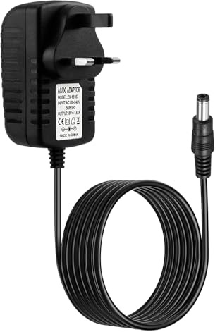 30W Power Adapter for Alexa Echo Dot 3rd/4th Gen, Plus 2nd Gen, Show 2nd/8/10/15, 18V 1.67A Charger for Kids Edition Fire TV Cube (Black)