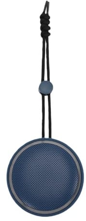 Oreilet Haut-Parleur de Douche Bluetooth, Haut-Parleur Portable avec Ventouse, Cordon, éclairage RVB, parleurs sans Fil étanches IPX6 pour Fête en Plein Air, Plage, Salle Bain (Blue)
