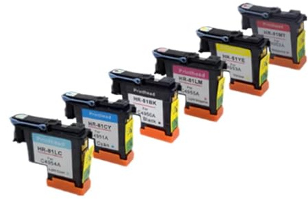 REwNXA (6 Teile/los) Remanufactured Druckkopf Kompatibel Mit 81 Für Design Jet 5000 5500PS Drucker