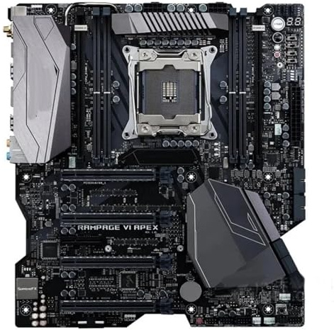 Schede madri Fit For ASUS ROG RAMPAGE VI APEX supporta CPU I7-7800X 9800X 10900X I9-9900X 10980X DDR4 4000MHz ARGB USBC M.2 X299
