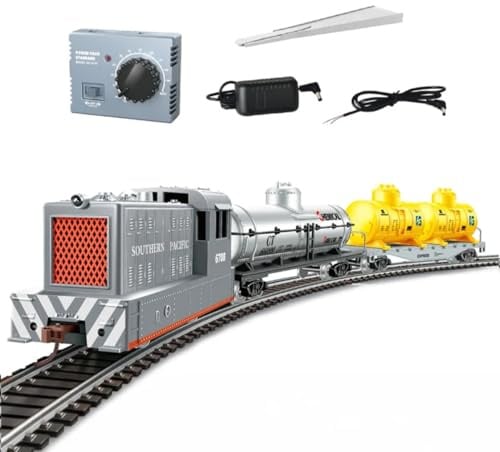 HO Scala 1:87 Treno Elettrico Set 0-4-0 Locomotiva a Vapore Modellino Ferroviario Kit con Carrelli, Binario, Controller per Hobbyist