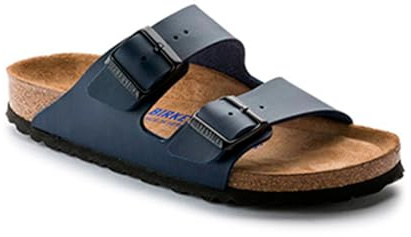 Birkenstock Arizona Birko Flor Marinenblaue Sandalen-UK 4.5 / EU 37, Navy, 37 EU